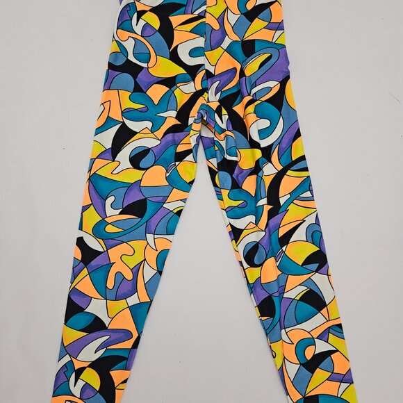 Pro Spirit Workout/Fitness/Running Tights Abstract SPANDEX Pants Womens - Picture 15 of 16